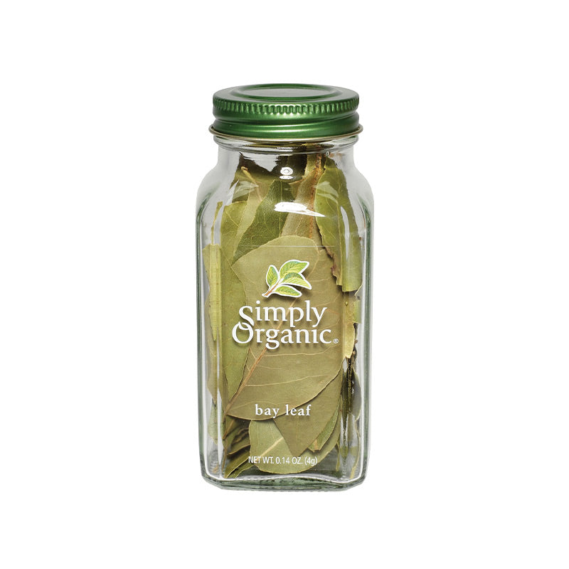 Simply Organic Bay Leaf Large Glass 4g