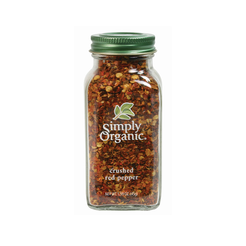 Simply Organic Crushed Hot Red Pepper Large Glass 45g