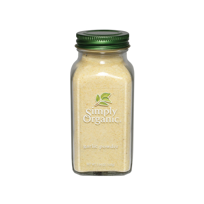 Simply Organic Garlic Powder Large Glass 103g