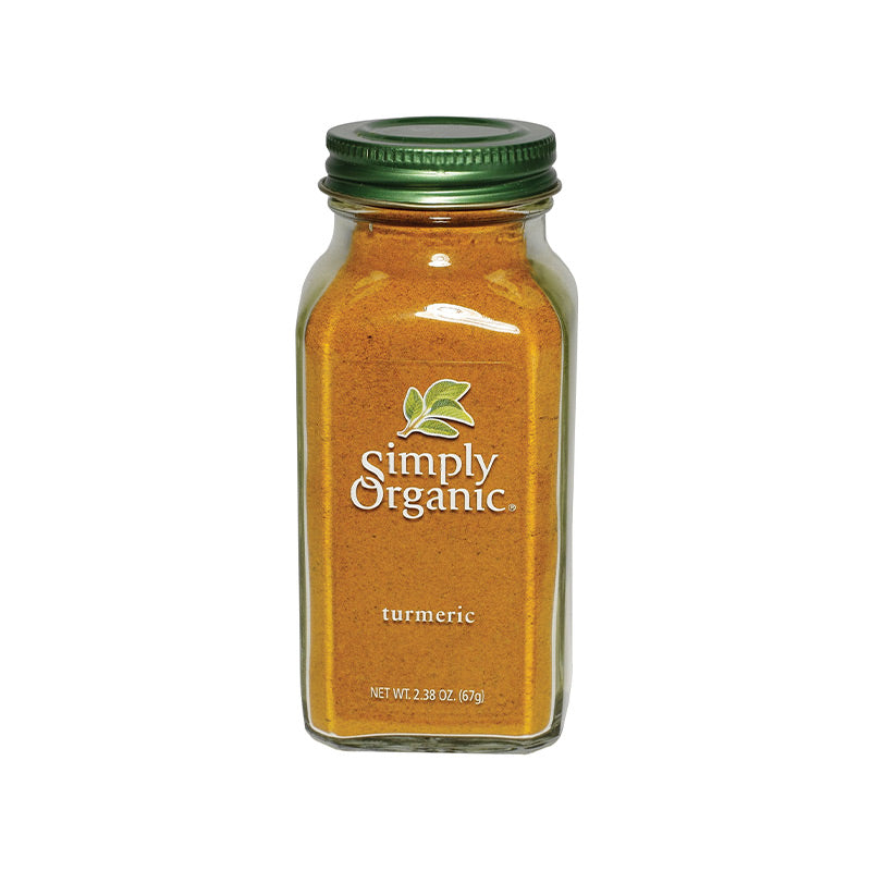 Simply Organic Turmeric Large Glass 67g