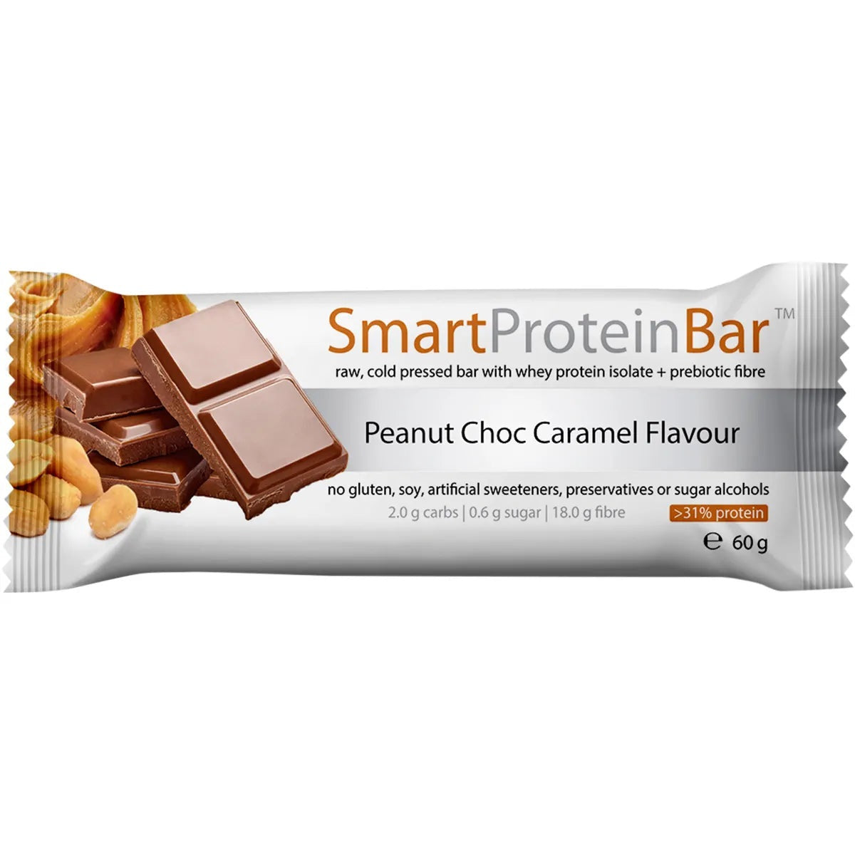 Smart Protein Bar Peanut Chocolate Caramel Protein Bar 60g
