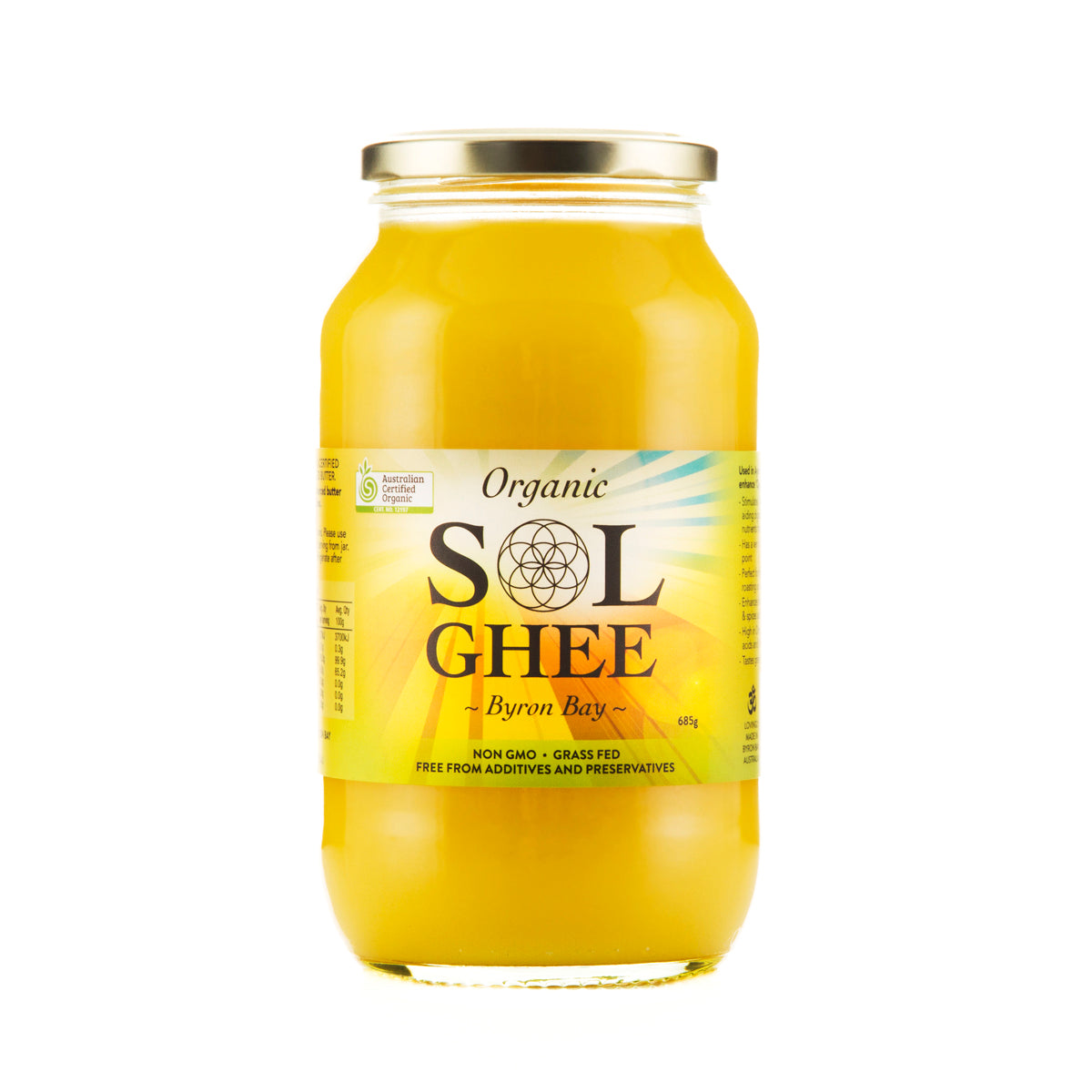 Sol Organics Ghee Ghee 685g