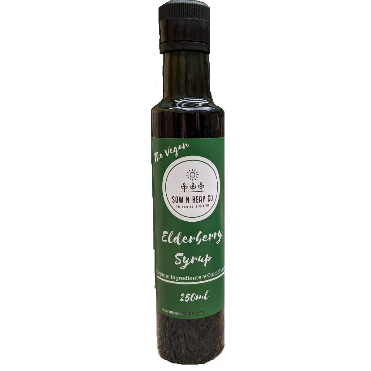 Sow N Reap Co Vegan Elderberry Syrup 250ml