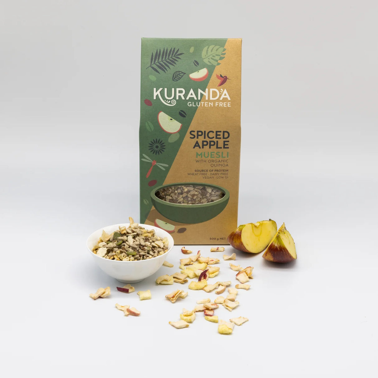 Kuranda Wholefoods Spiced Apple Gluten Free Muesli 500g