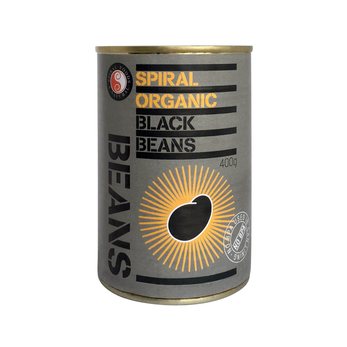 Spiral Foods Black Beans 400g