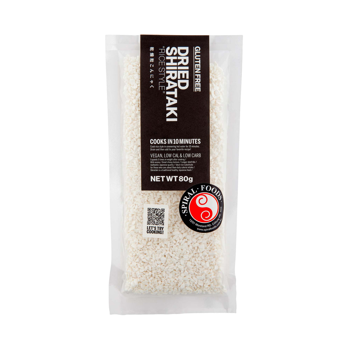 Spiral Foods Shirataki Rice 80g