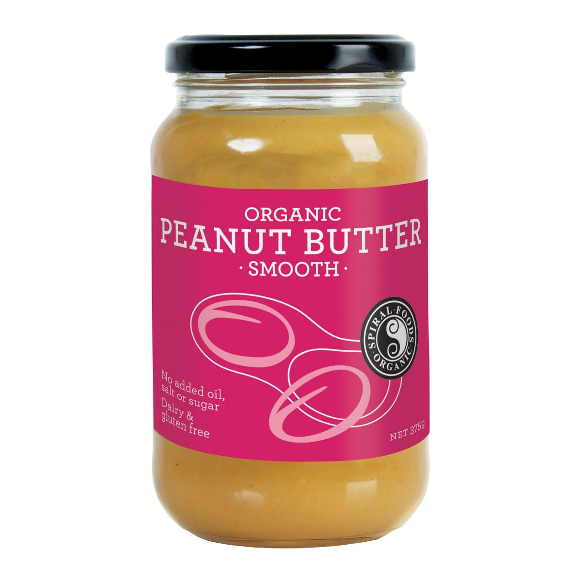 Spiral Foods Smooth Peanut Butter 375g