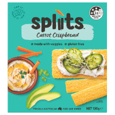 Spliits Spliits Crispbread Carrot 130g