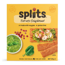 Spliits Spliits Crispbread Tomato 130g