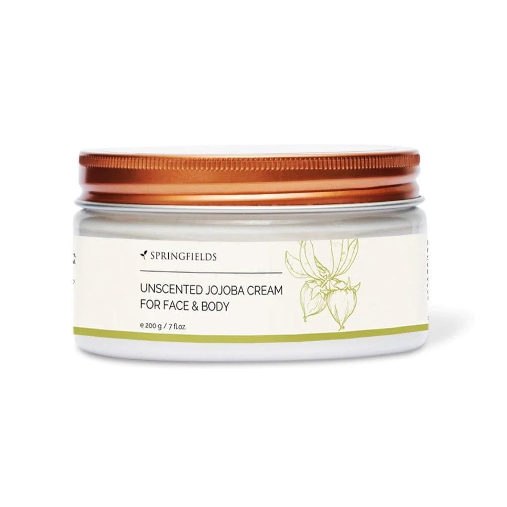 Springfields Face Body Cream Unscented Jojoba 200g