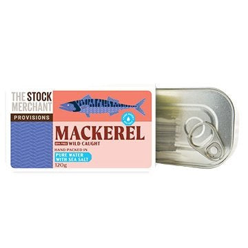 Stock Mer Mackerel Pure Water 120g