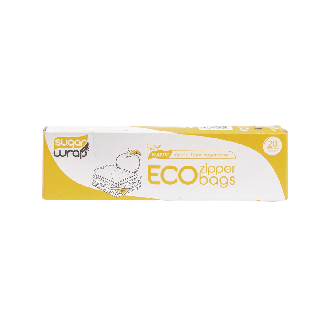 SugaWrap Eco Zipper Bags Large (20 bags)