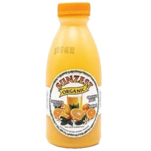 Sunzest Organic Orange Juice 500L
