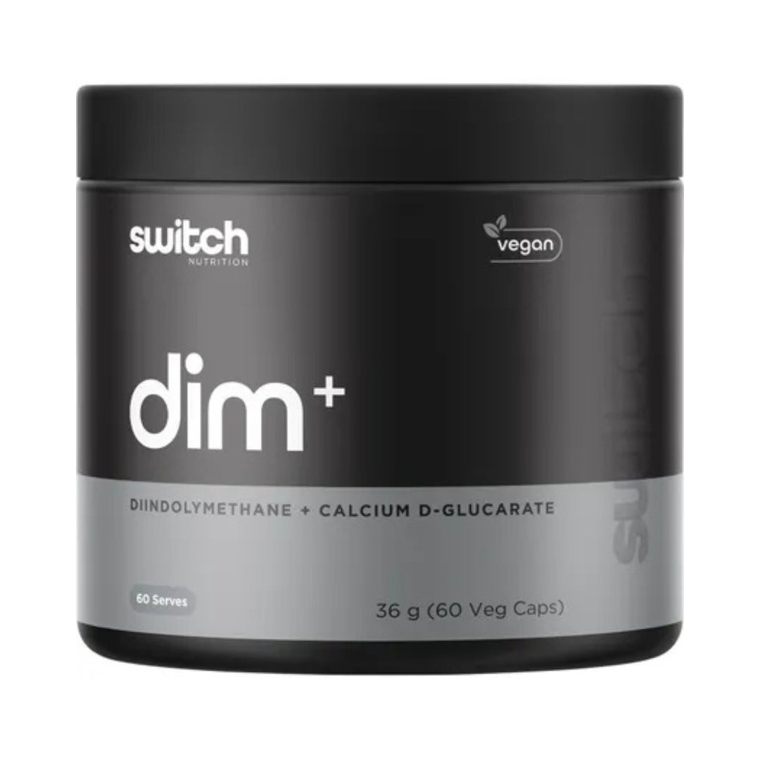 Switch Nutrition DIM+ Diindolylmethane + Calcium D-Glucarate 60 Caps