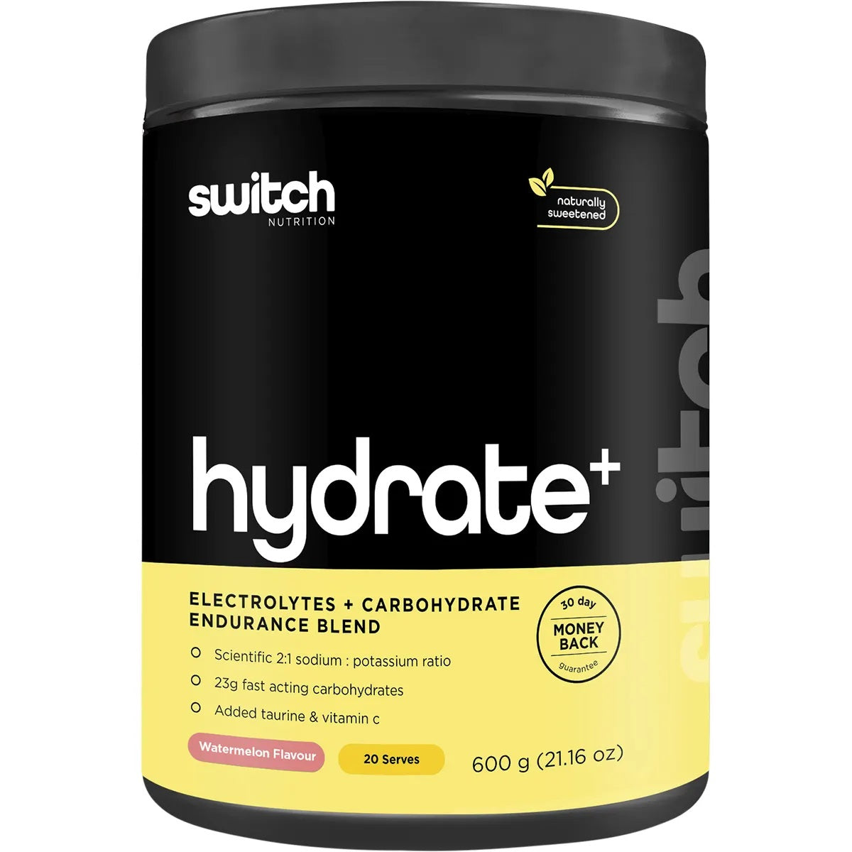 Switch Nutrition Hydrate+ Watermelon Flavour 600g
