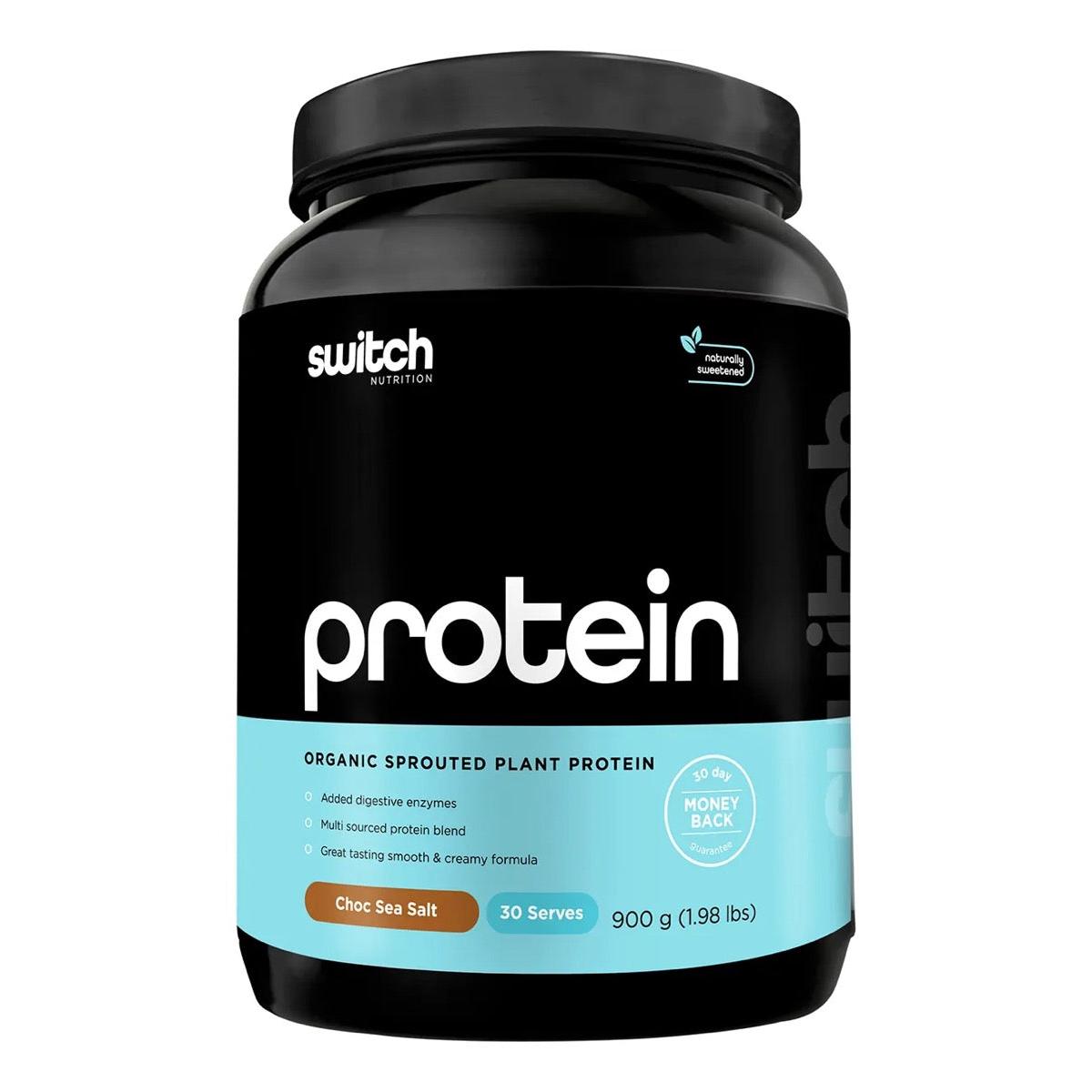 Switch Nutrition Plant Protein Chocolate Salt 900g