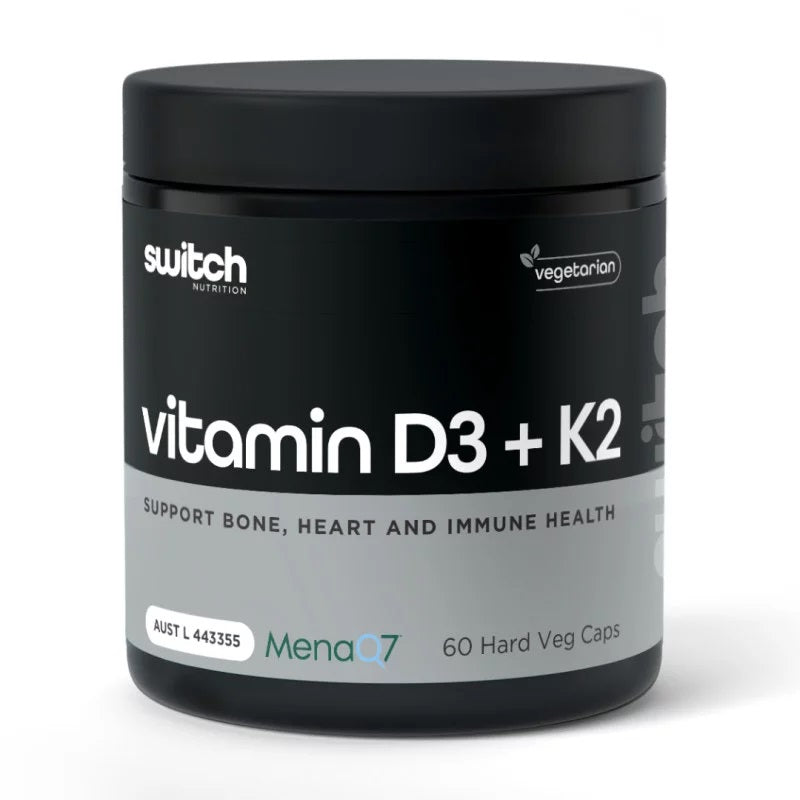 Switch Nutrition Vitamin D3 + K2 60Caps