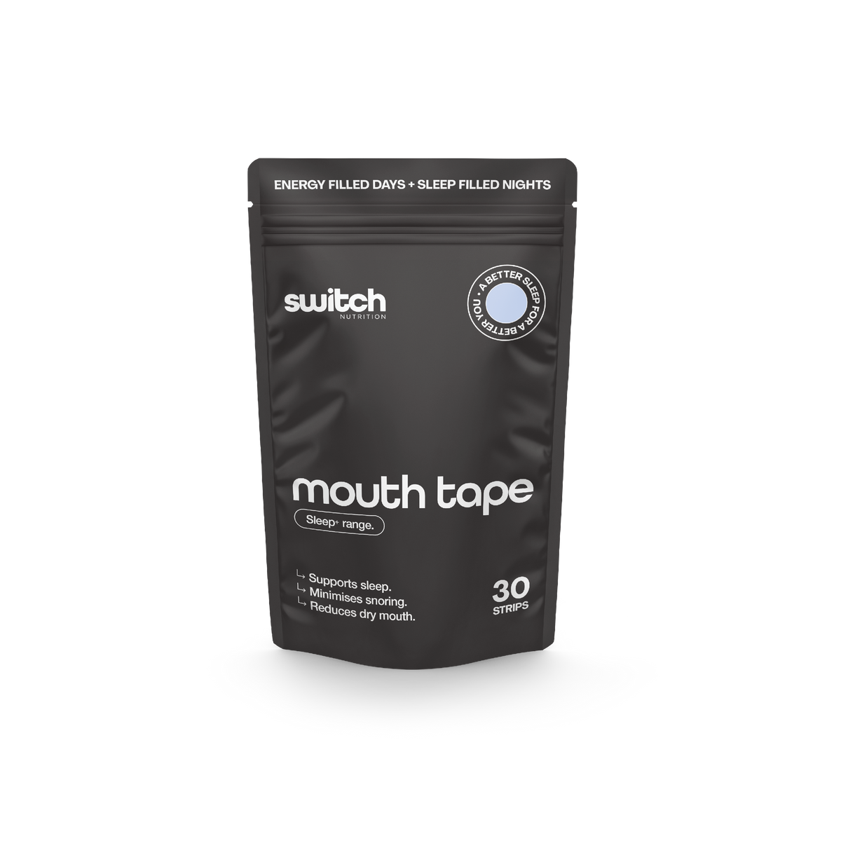 Switch Nutrition Sleep+ Mouth Tape 30 Strips