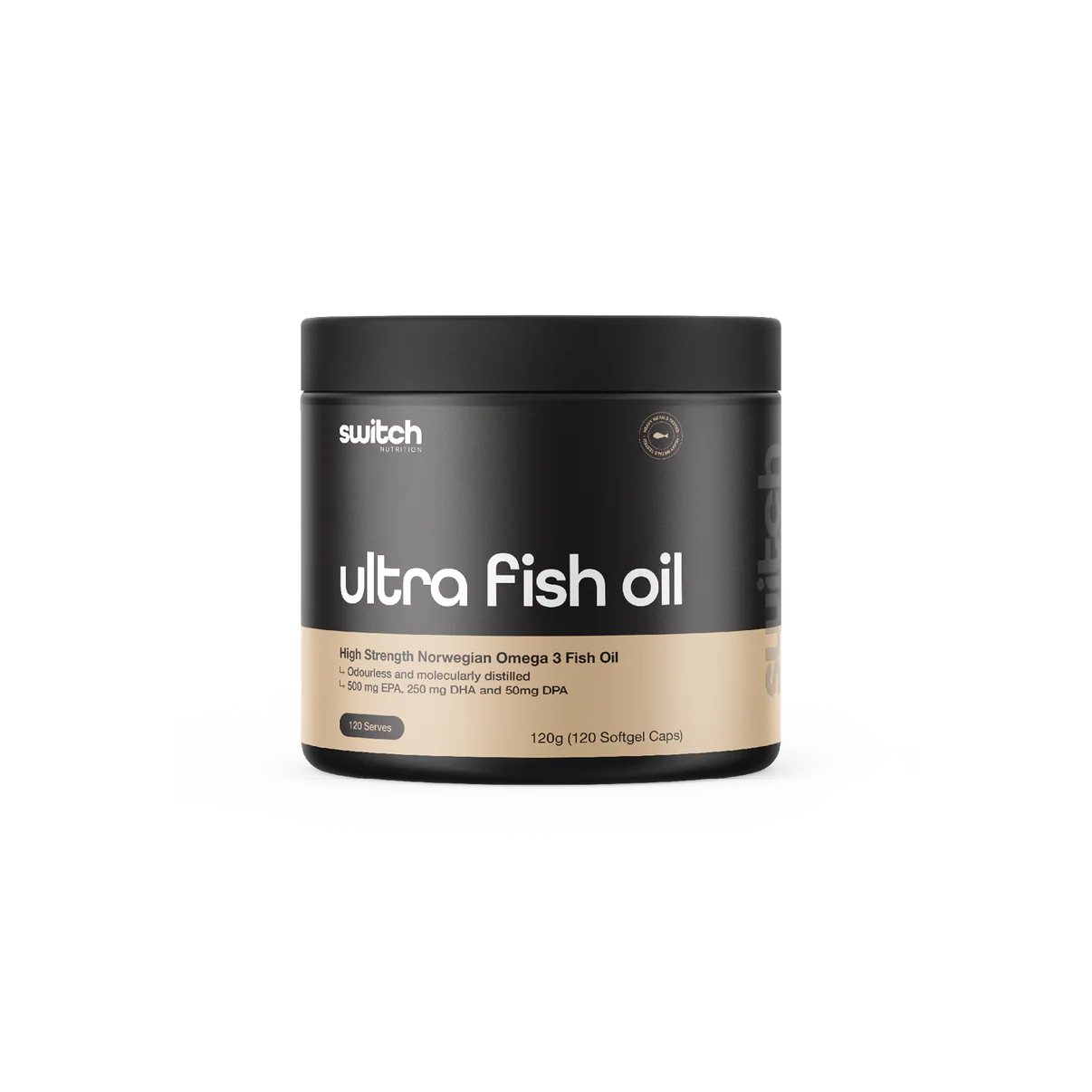 Switch Nutrition Ultra Fish Oil 120 Capsules