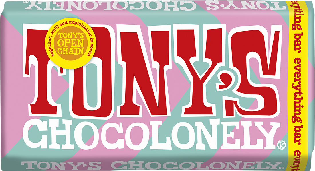 Tony's Chocolonely Everything Bar Milk Chocolate 180g