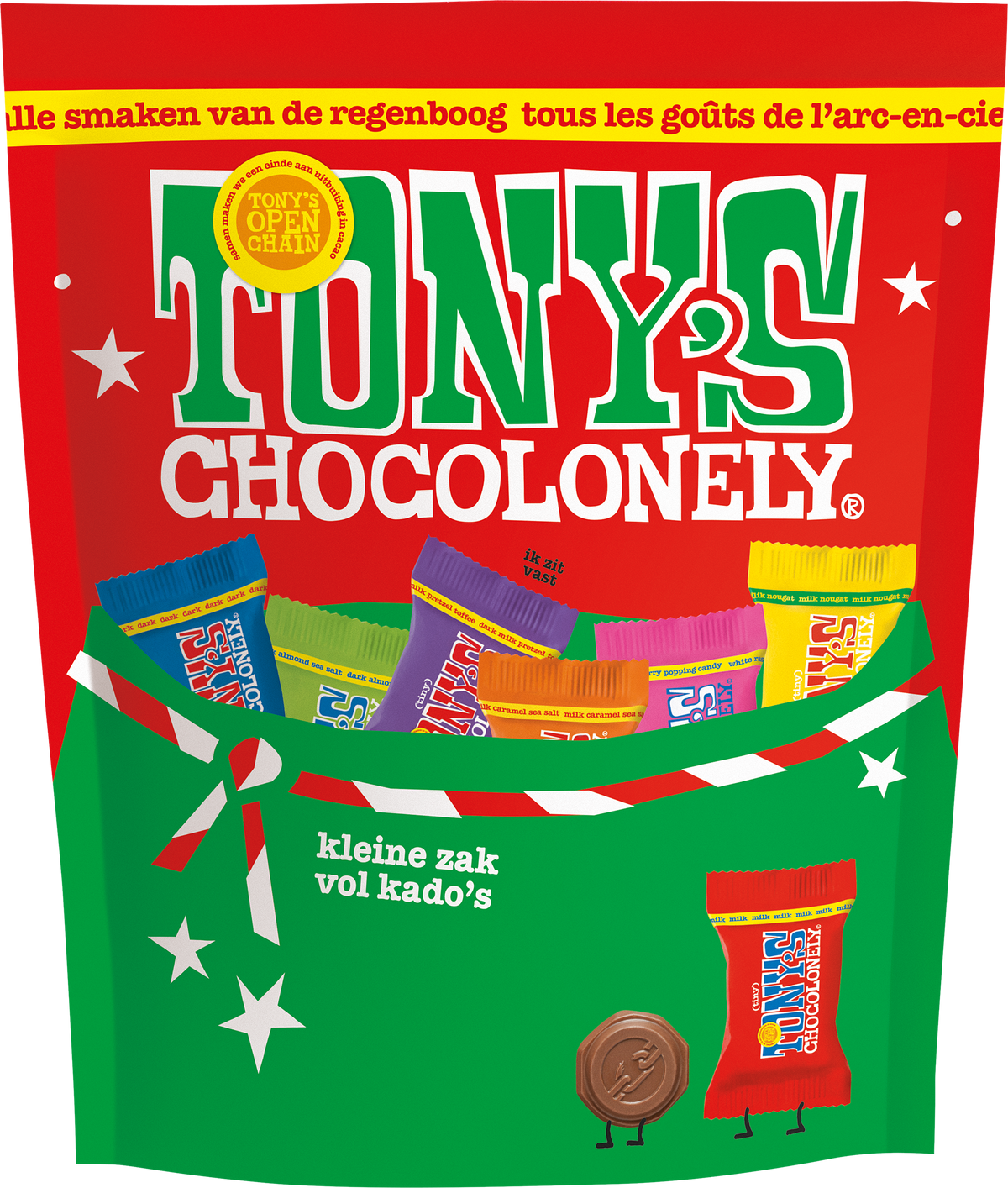 Tony's Chocolonely Tiny Tony's Christmas Mix Pouch 135g