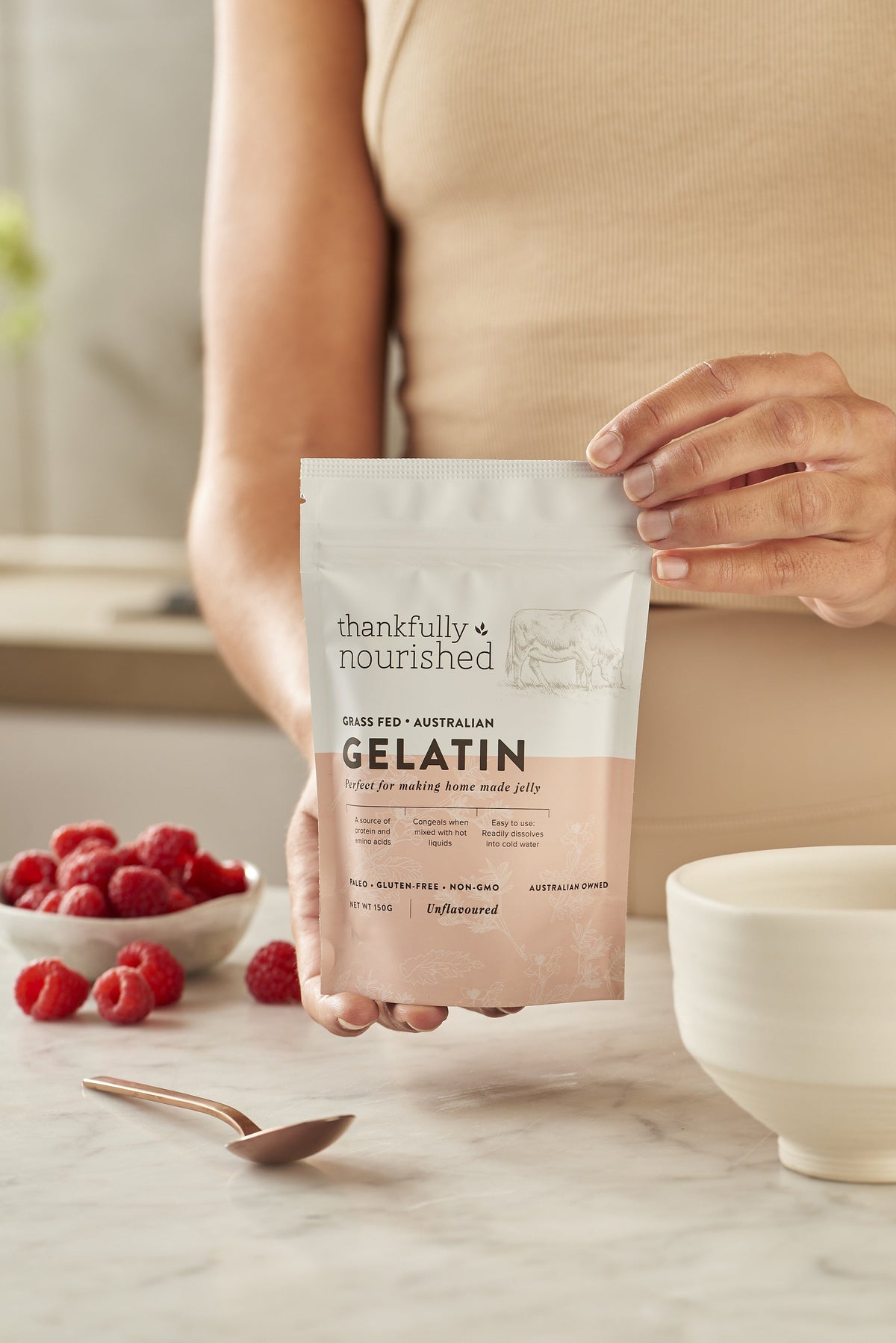 Thankfully Nourished Australian Gelatin 125g