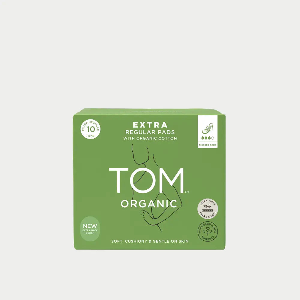 Tom Organic Extra Regular Pads 10