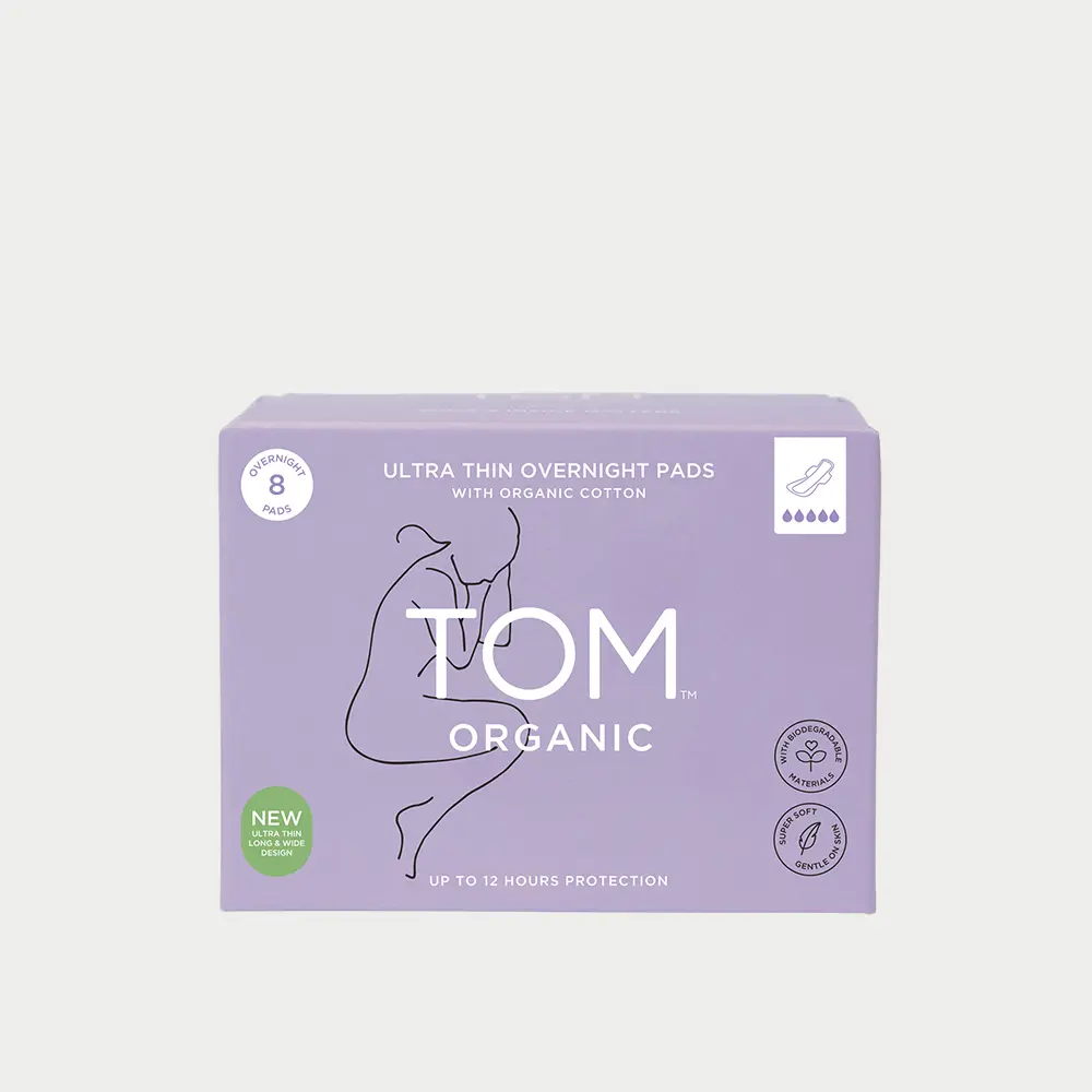 Tom Organic Ultra Thin Overnight Pads 8