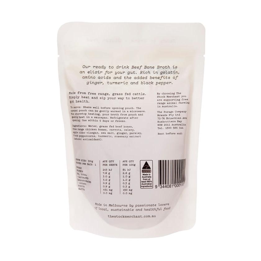 The Stock Merchant Gut Elixir Beef Bone Broth 300g