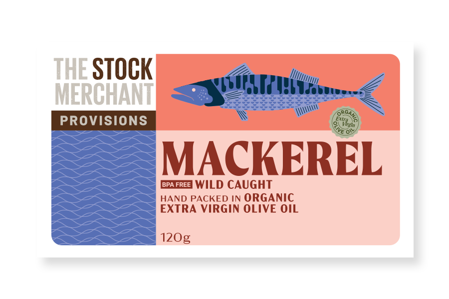 The Stock Merchant Mackerel in Extra Virgin Olive Oil 120g
