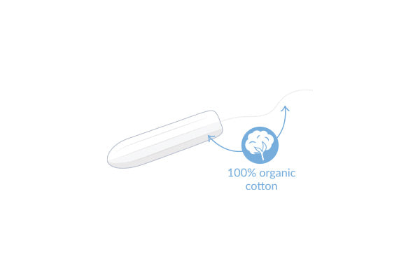 Natracare Super Non-Applicator Organic Cotton Tampons 20pk