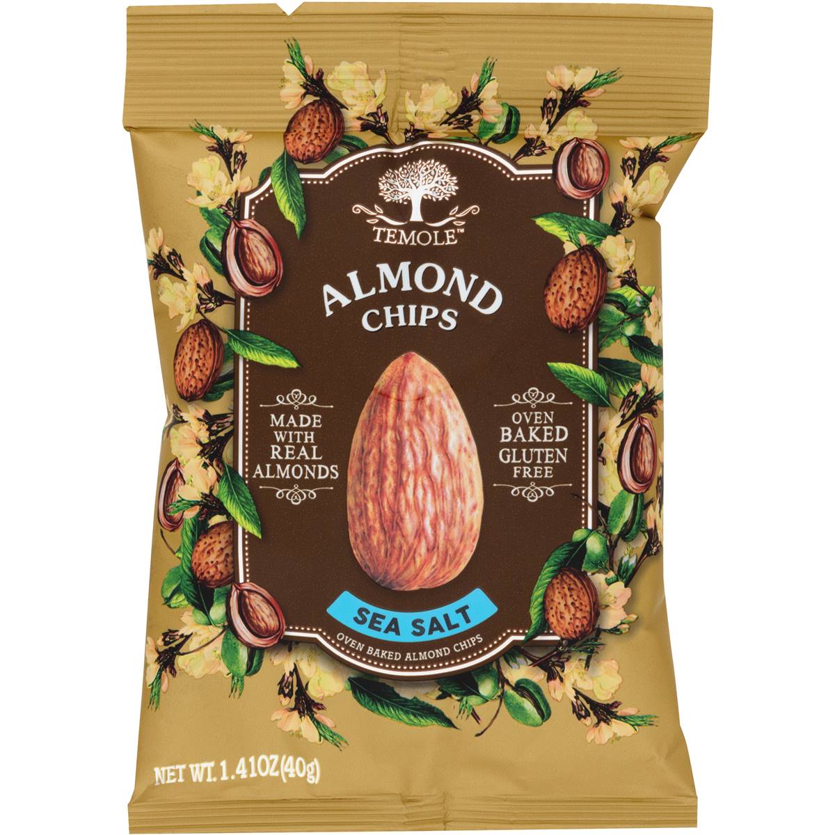 Temole Almond Chip Sea Salt 40g
