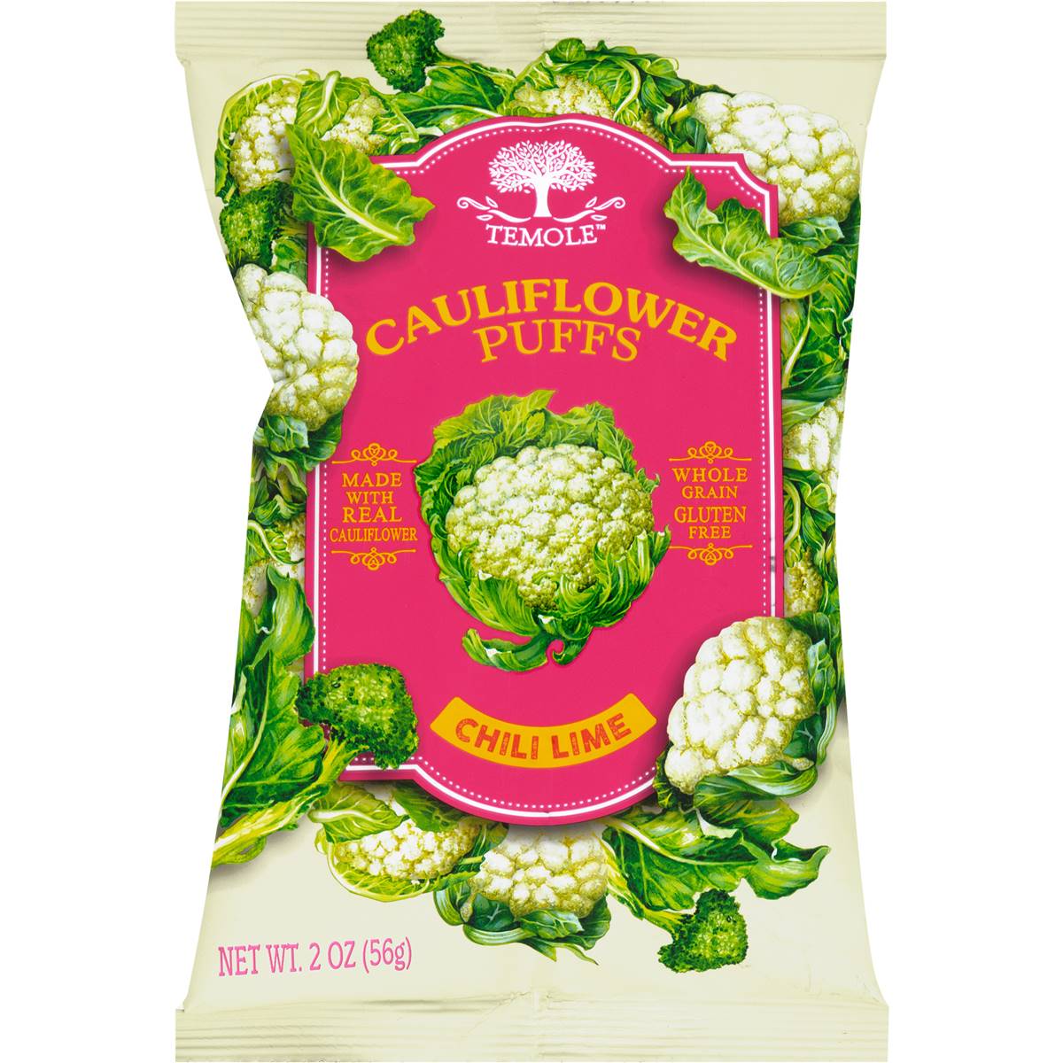 Temole Cauli Puffs Chilli Lime 56g