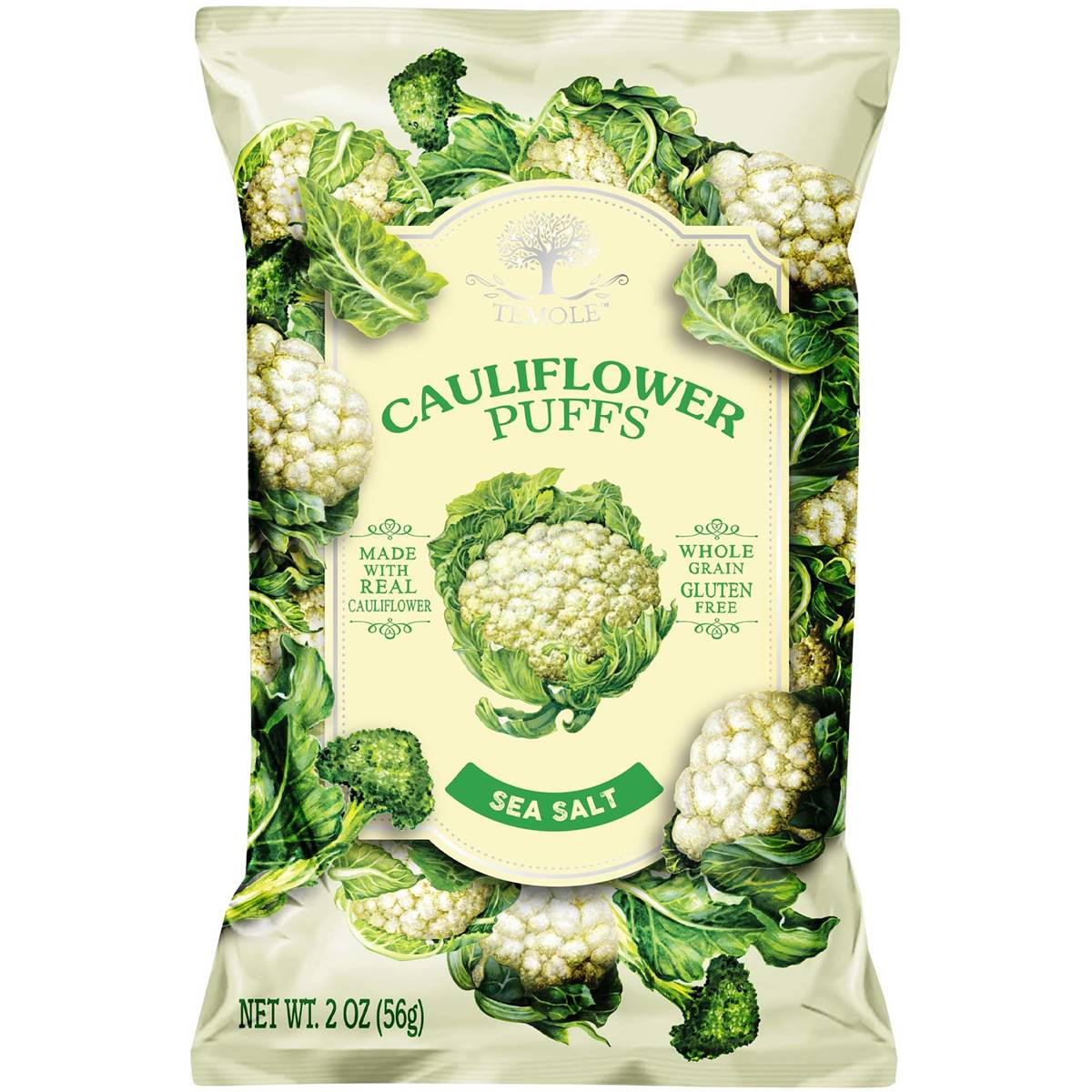 Temole Cauliflower Puff Sea Salt 56g