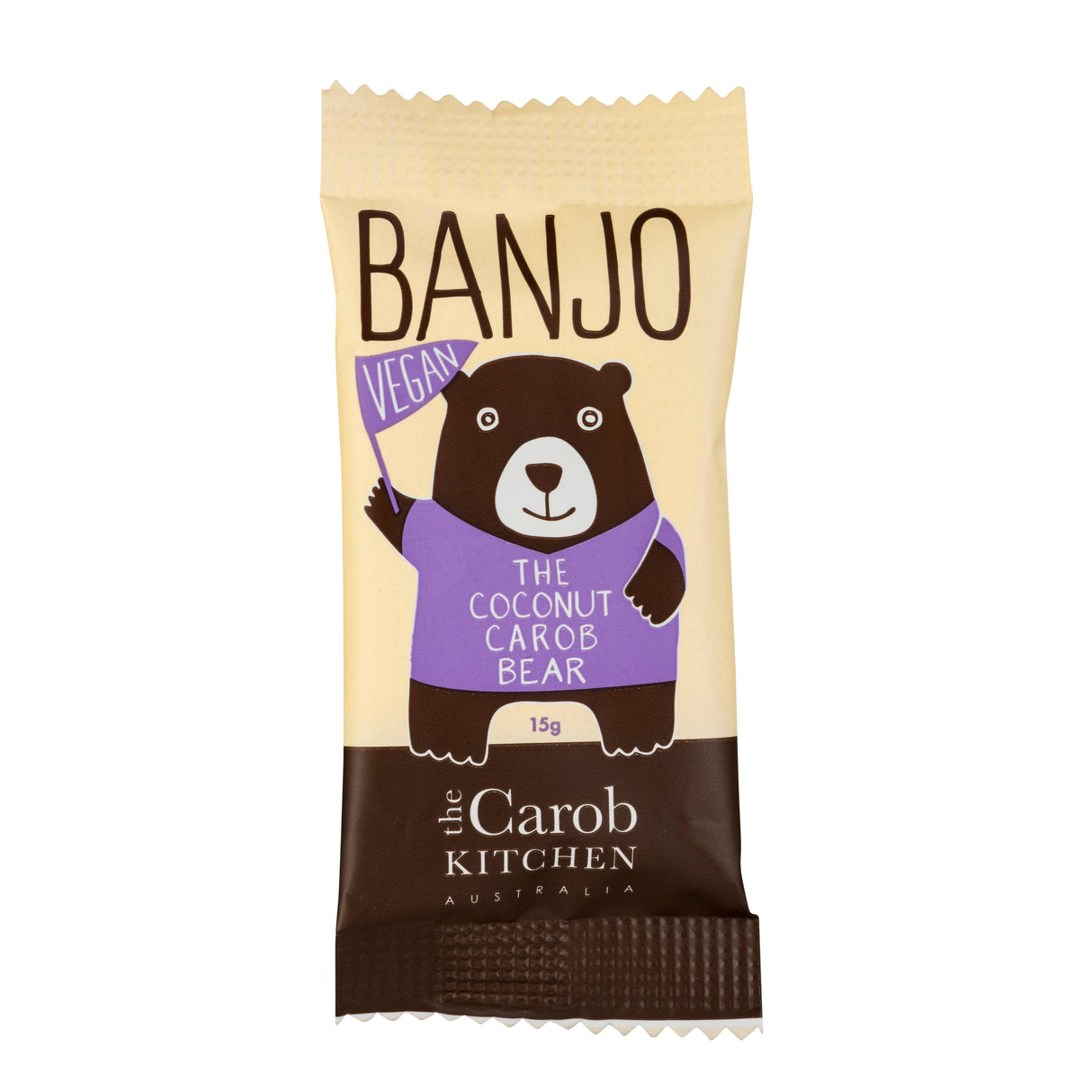 The Carob Kitchen Banjo Bear Coconut 15g