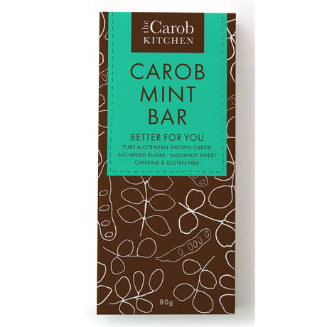 The Carob Kitchen Carob Bar Mint 80g