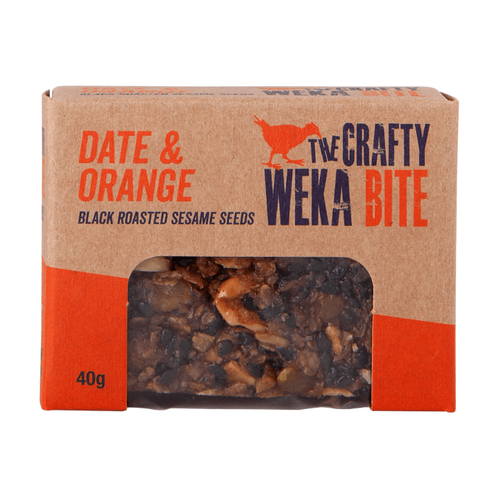 The Crafty Weka Bar Date Orange Bar 40g