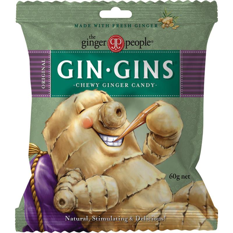The Ginger People Ginger Candy Bag Chewy Original 60g