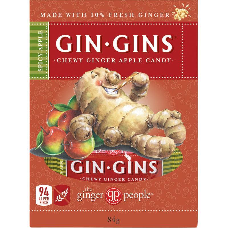 The Ginger People Ginger Candy Chewy Spicy Apple 84g
