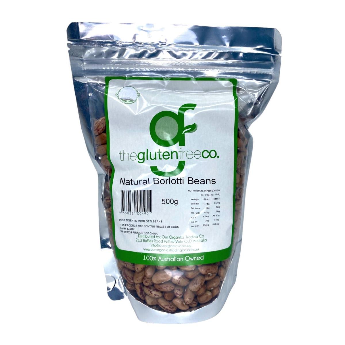 The Gluten Free Co Borlotti Beans 500g