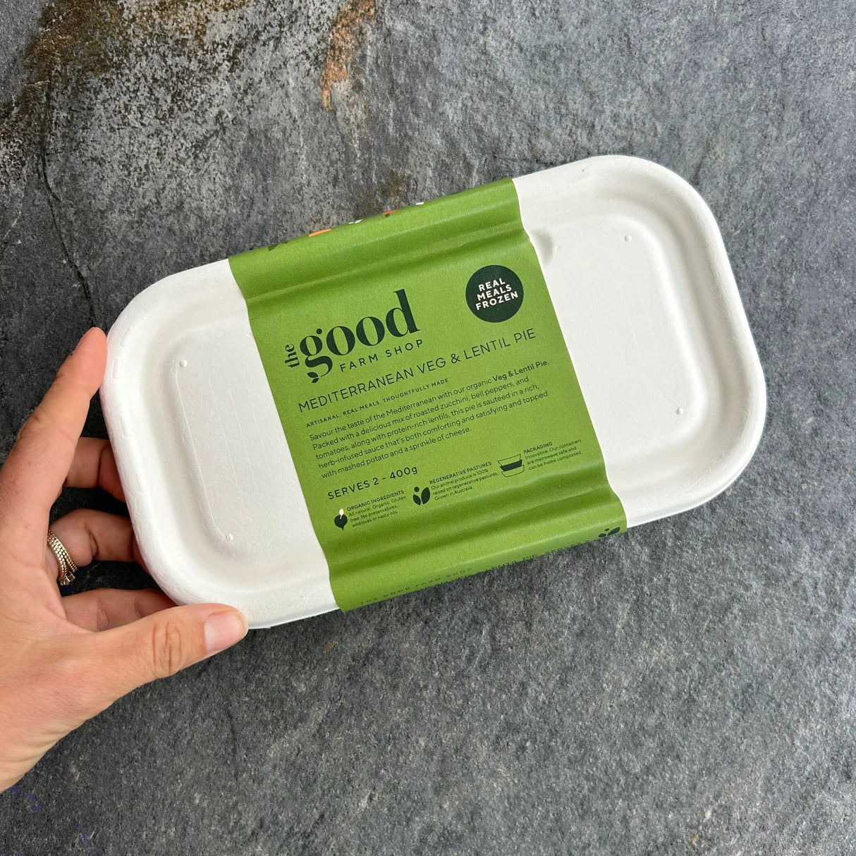 The Good Farm Shop Mediterranean Veg & Lentil Pie 800g