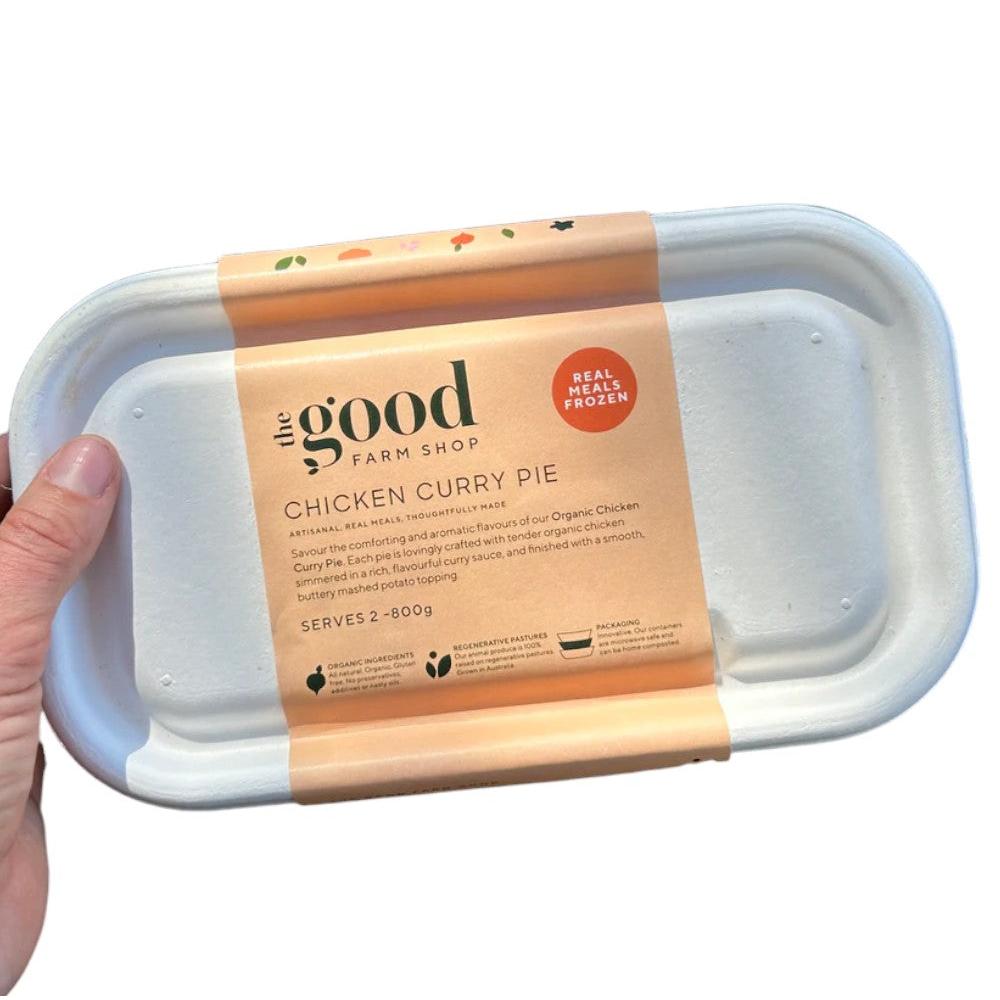 The Good Farm Shop Organic Chicken Curry Pie 800g