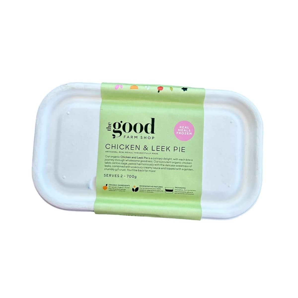The Good Farm Shop Organic Chicken Leek Pie 700g