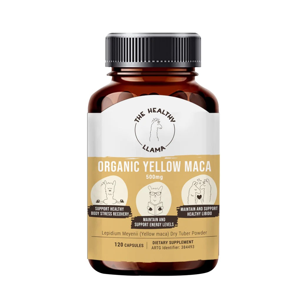 The Healthy Llama Organic Yellow Maca 120c