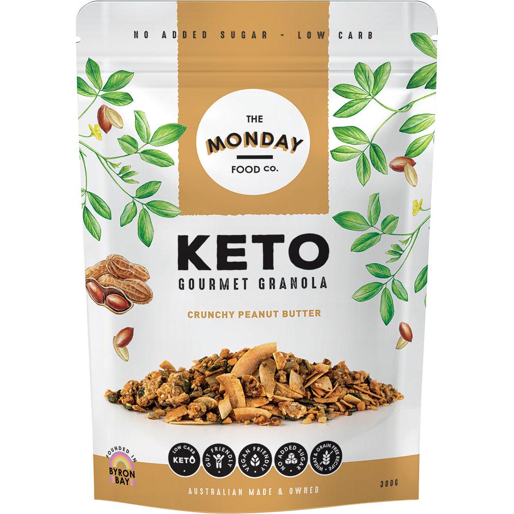 The Monday Food Co Granola Crunchy Peanut Butter 300g