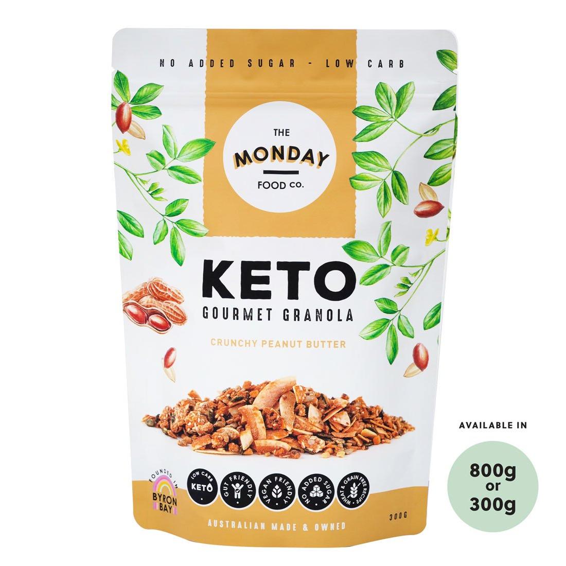 The Monday Food Co Keto Granola Crunchy 800g