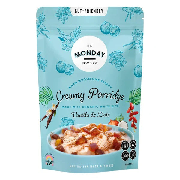 The Monday Food Co Porridge Vanilla Date 400g