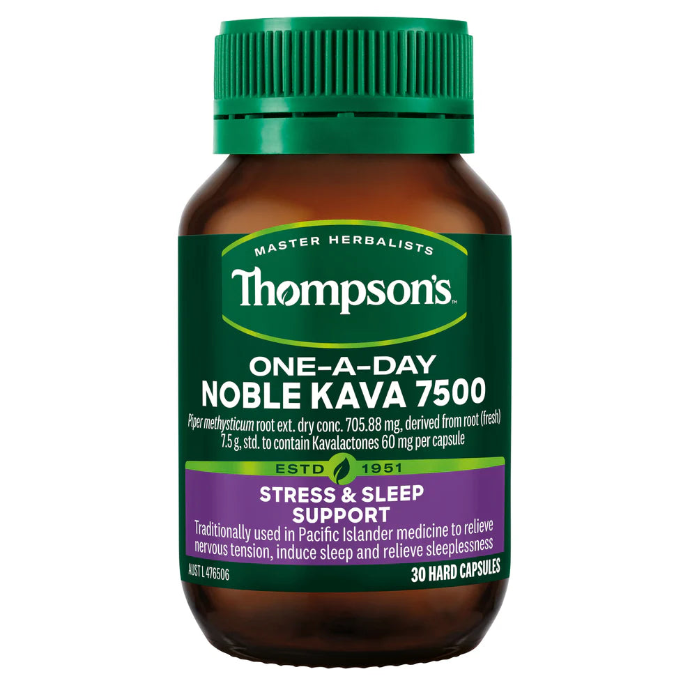 Thompsons One-A-Day Noble Kava 7500 30 Capsules