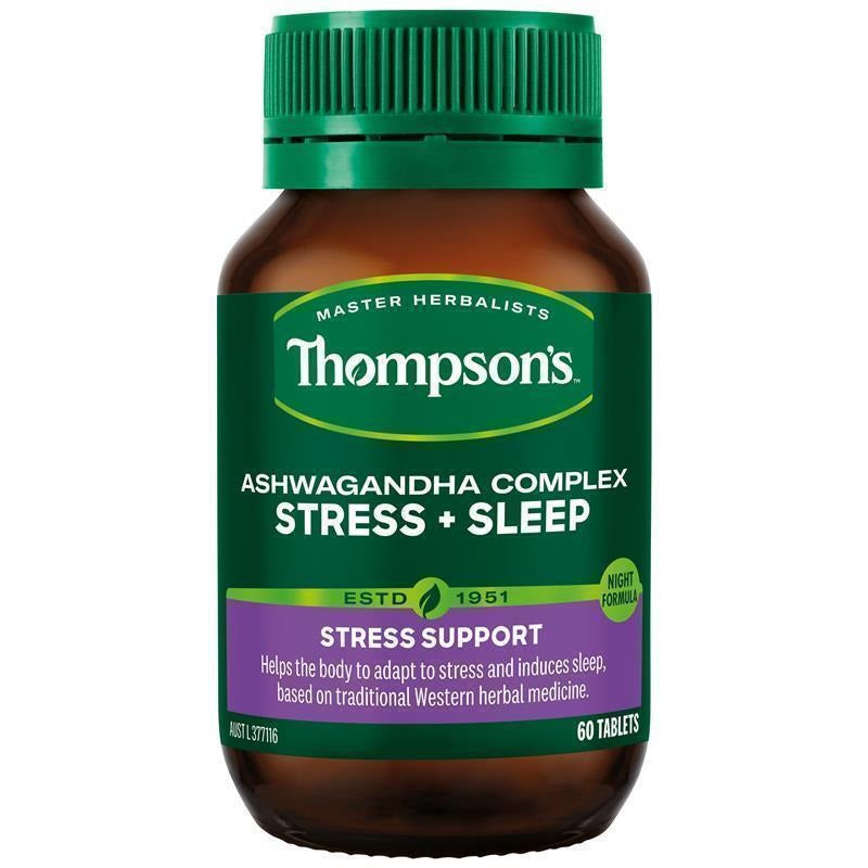 Thompsons Ashwagandha Stress Sleep 60tb