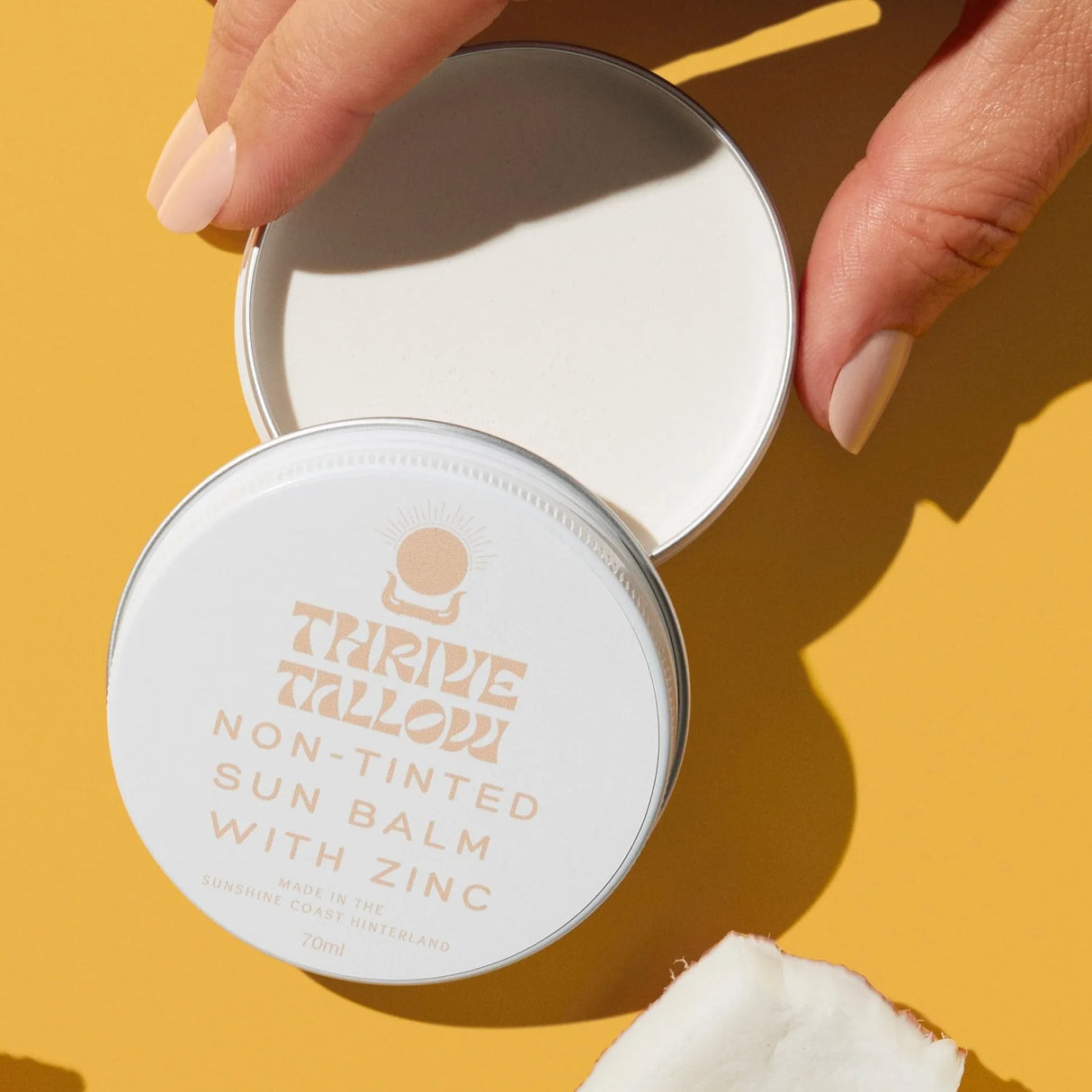 Thrive Tallow Sun Balm with Zinc Oxide - Non Tinted 70ml